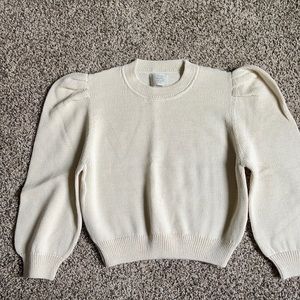 Loeffler Randall sweater size medium in cream color